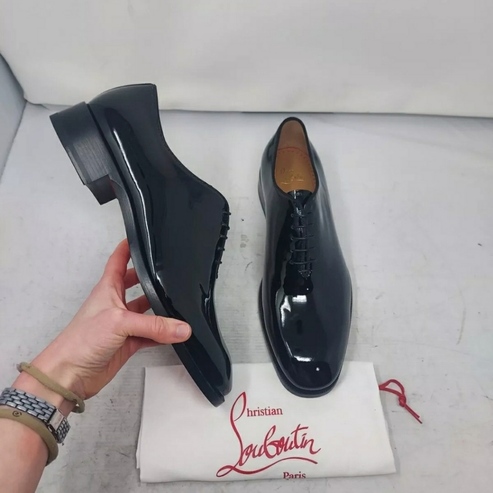 Christian Louboutin Men's Black Dress Shoes